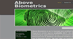 Desktop Screenshot of abovebiometrics.com
